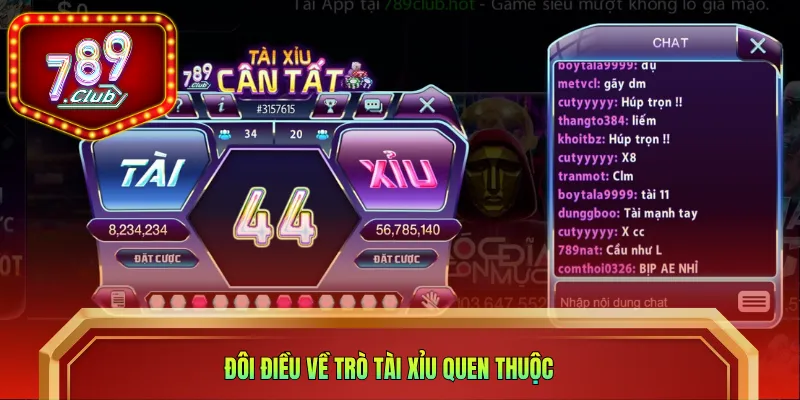 Đôi điều về trò tài xỉu quen thuộc